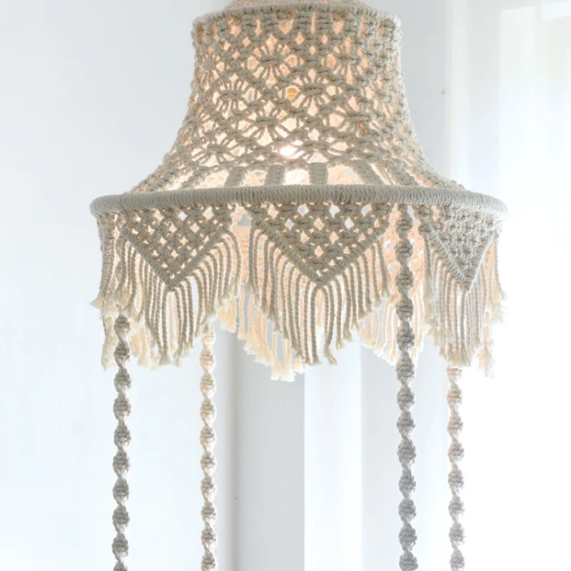 Woven hanging, side table, solid wood coffee