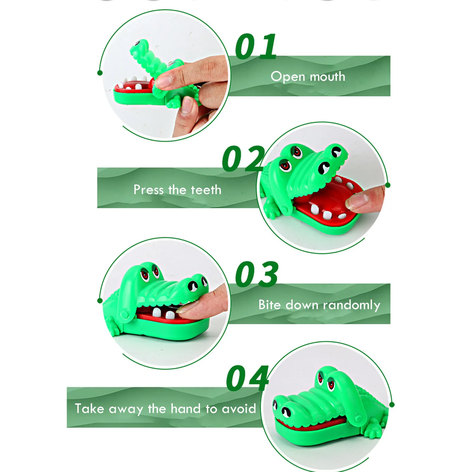 Hand-biting Crocodile Scary Toy Trick Decompression Alligator Game Children's Cool Stuff Dinosaur Bite Finger Toy Kids Gift Toy