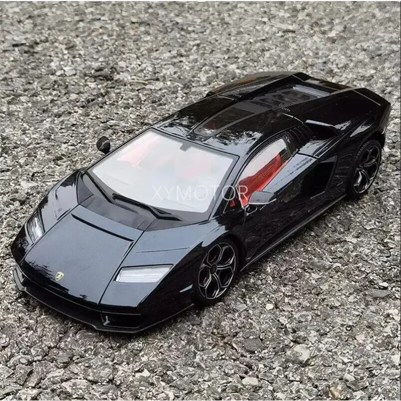 Maisto 1/18 For Lamborghini LPI800 Countach  Diecast Model Car Gifts  Display Black Display Collection Ornaments