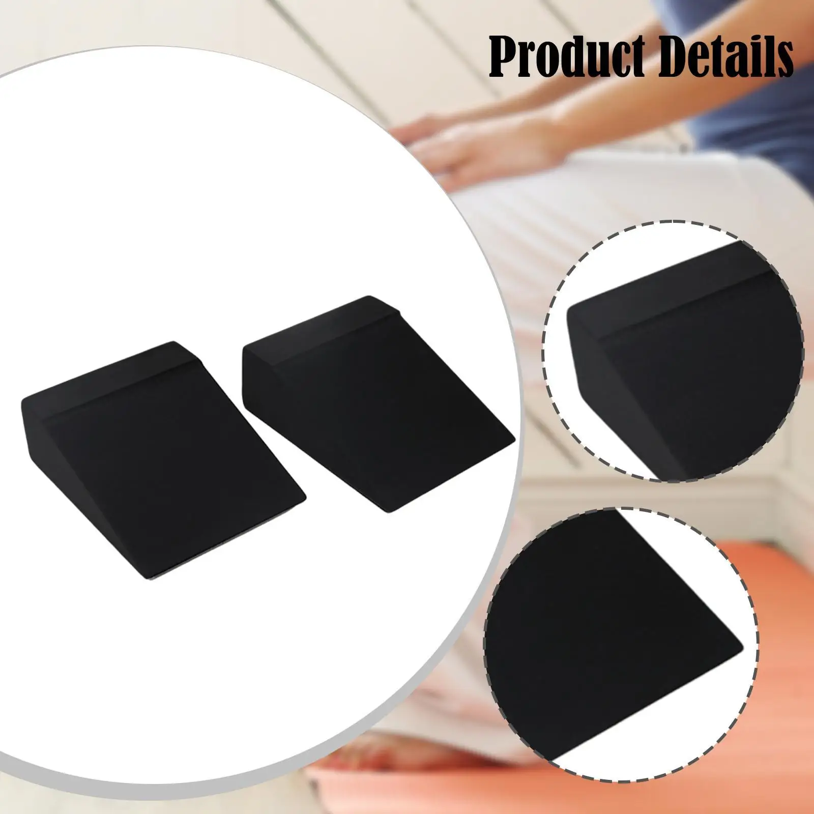 Squats Slant Block Professional Yoga Block Lightweight Calf Stretching Equipment for Exercise and Home Fitness Routine