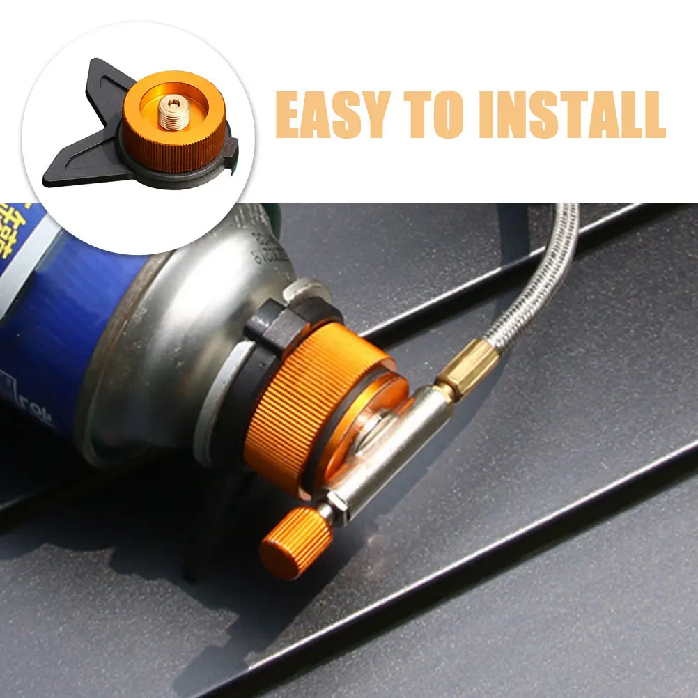 

Professional Propane Adapter Heavy-Duty Small Gas Tank Converter for Outdoor Cooking Camping Supply Furnace Connection Tool