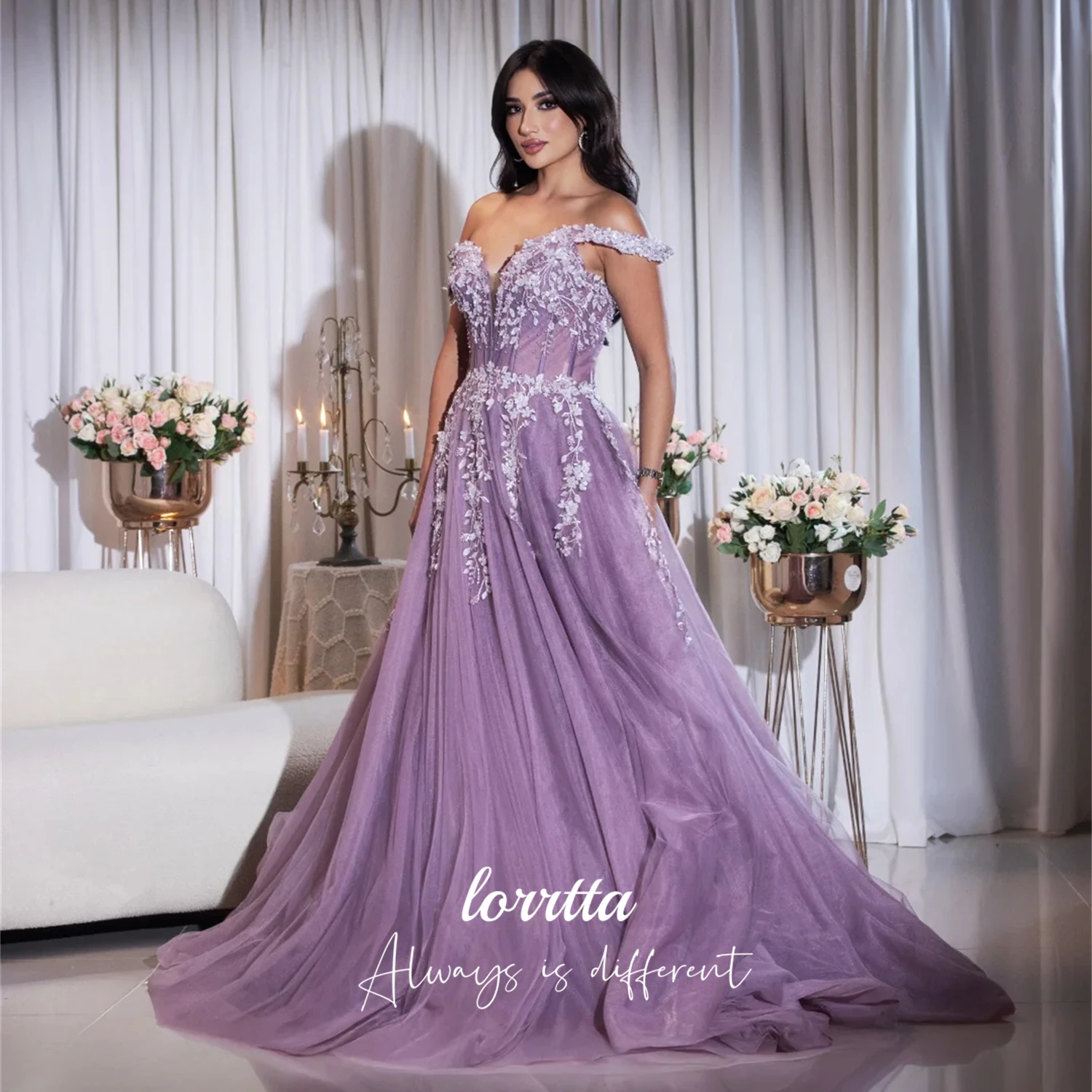 

Lorrtta Customized Women Evening Dress Party Dress for Wedding Guest Dresses Woman Happy Sharon Dresses for Special Occasions