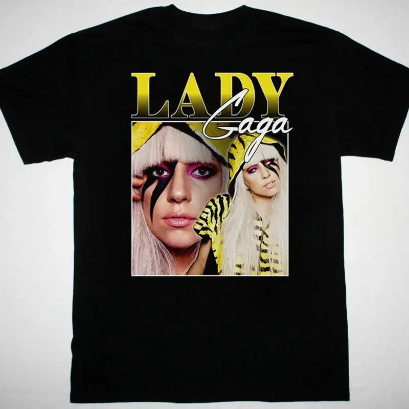 Lady Gaga Collage T Shirt Black All Sizes S 5Xl 3F256