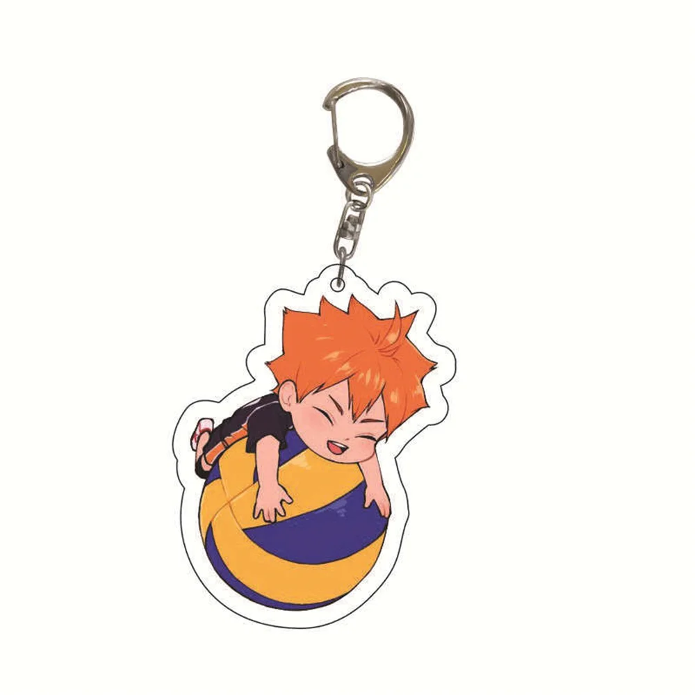 Anime Haikyu!! Volleyball Boy Keychain Tetsurou Hajime Tooru ShouYou Kenma Bokuto Tobio Keiji Accessories Pendant Christmas Gift