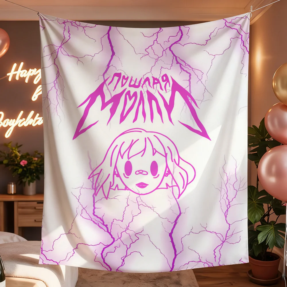 P-Poshlaya Molly Band Music flag For Picnic Party Art Home Decoration Outdoor Camping Banner Gifts