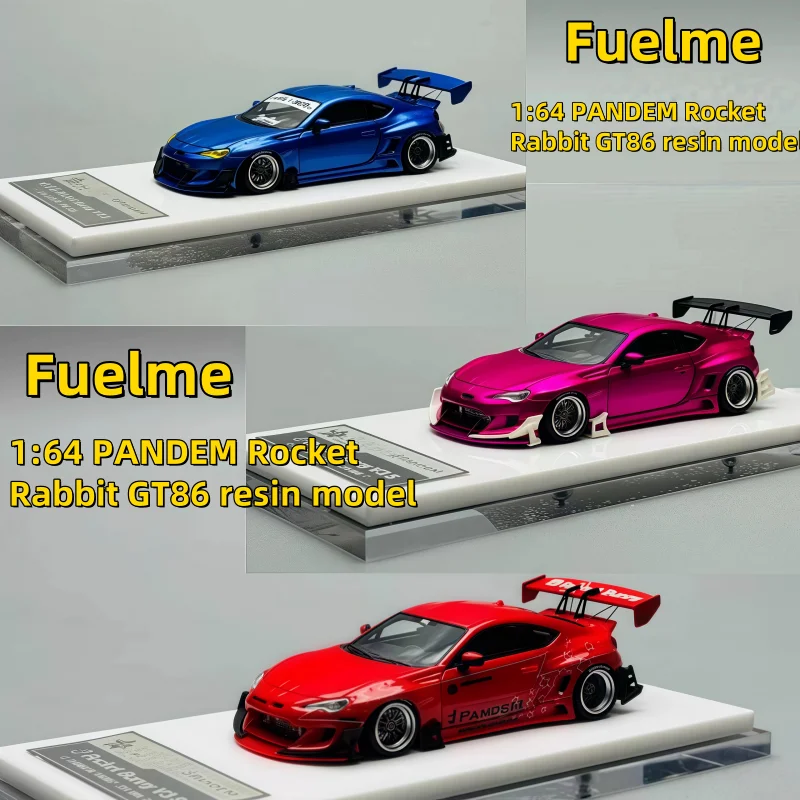 1:64 PANDEM Rocket Rabbit GT86 resin miniature simulation car model, adult decoration, boy toy, children's holiday birthday gift