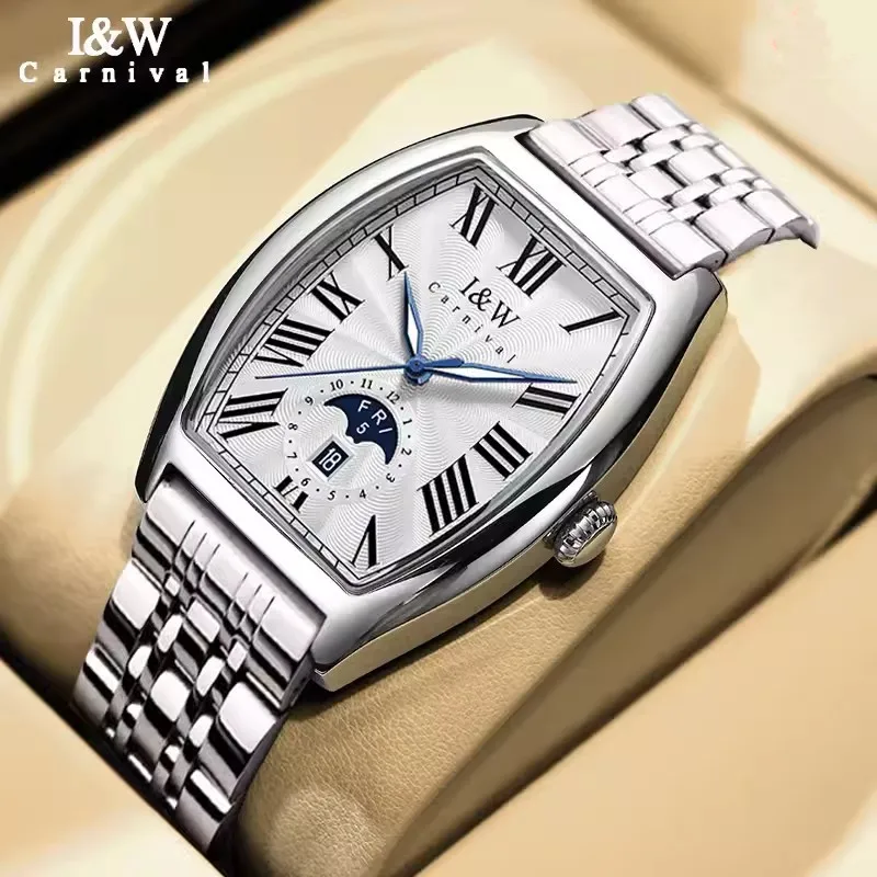 Montre CARNIVAL Man Fashion Mechanical Watch Brand Luxury MIYOTA Automatic Movement Wristwatches for Men Waterproof Reloj Hombre