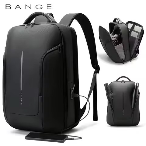 BANGE Travel Backpacks, Overnight Laptop Carry-On Backpack for Airplanes, Waterproof 15.6 inch Laptop Backpack for Men and Women
