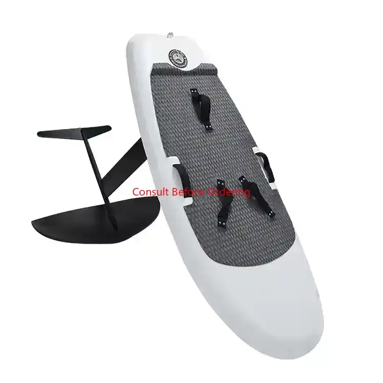 

Unpowered Hydrofoil Board, Kite Inflatable Surfboard, Wind Wing Windsurf Board Thruster, Pedal Foot Water Skateboard