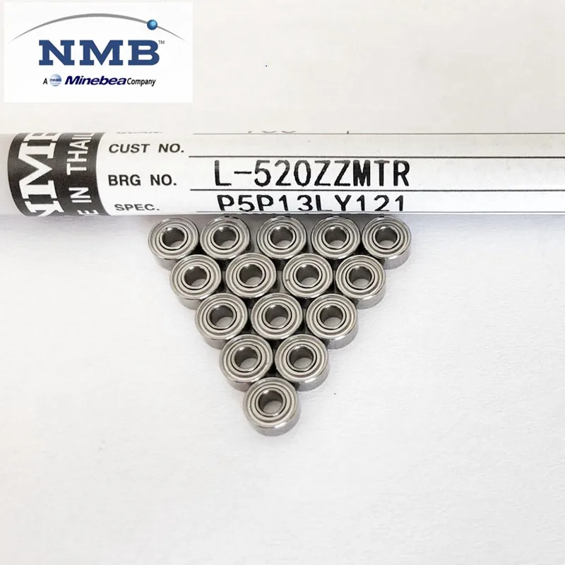 

Original NMB bearing L-520ZZ 2x5x2.5mm MR52ZZ miniature ball bearing 520 MR52 MR52Z L-520 2*5*2.5 mm fan bearings