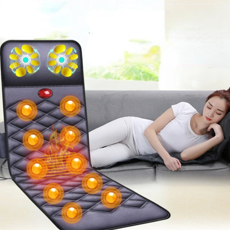 Cervical massager neck waist back multifunctional massage cushion body massage chair blanket mattress cushion heating pad