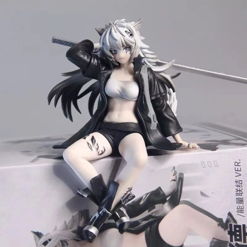 Figura Furyu Arknights de 15 cm, Amiya Lappland Noodle Stopper, Figura de PVC de Anime Kawaii, Colección de Figuras de Acción, Modelo de Estatua, Juguete para Niños, Regalos