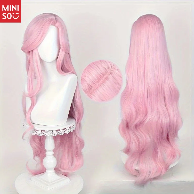 

My Little Pony Fluttershy Cosplay Wig, Pink Fluffy Long Wavy Hair for Element of Kindness