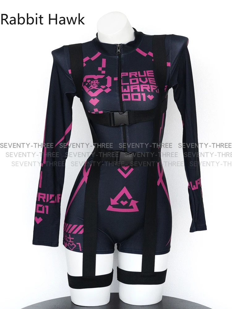

Sexy Policewoman Cosplay Party Costume Hot Anime Dirty Cop Officer RolePlay Outfit Women Teddy Zipper Short Sleeve Jumpsuit Set