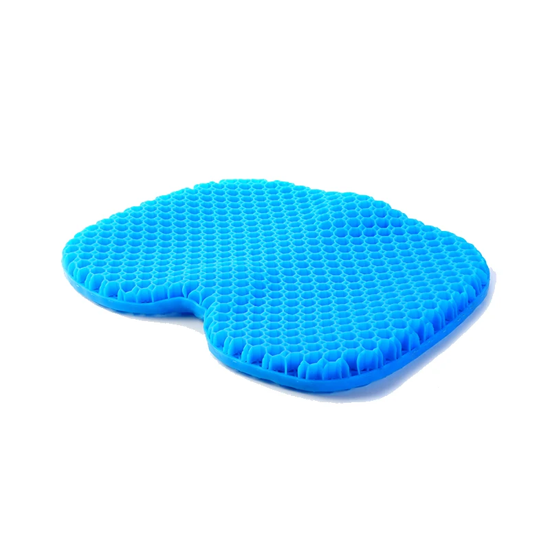 New Design Extra Thick Double Pressure Relief Biggest Shredded Gel Honeycomb Enhanced Gel Cushion for Hemorrhoids