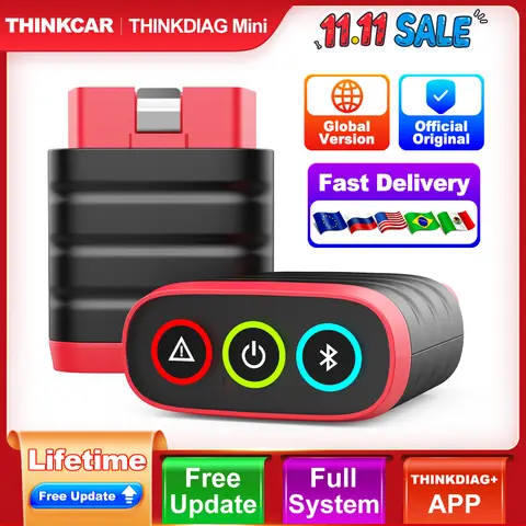 THINKCAR THINKDIAG MINI Auto OBD2 Scanner Full Systems Diagnostics All Car Lifetime Free Automotive Diagnosis Scan Tools
