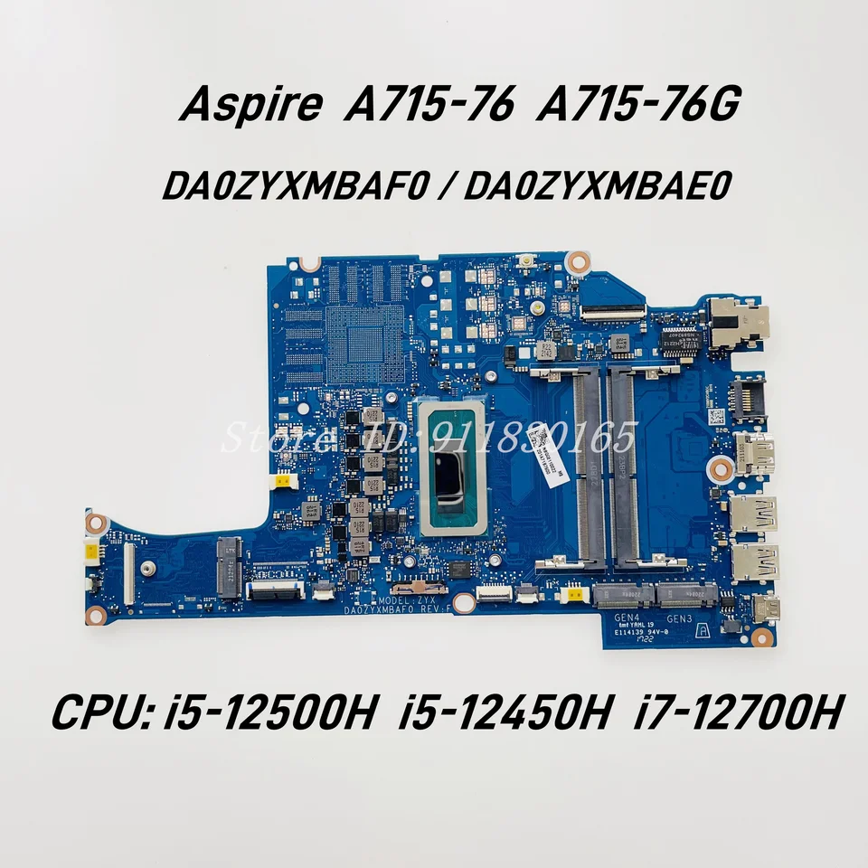 DA0ZYXMBAF0 DA0ZYXMBAE0 For Acer Aspire A715-76 A715-76G Laptop