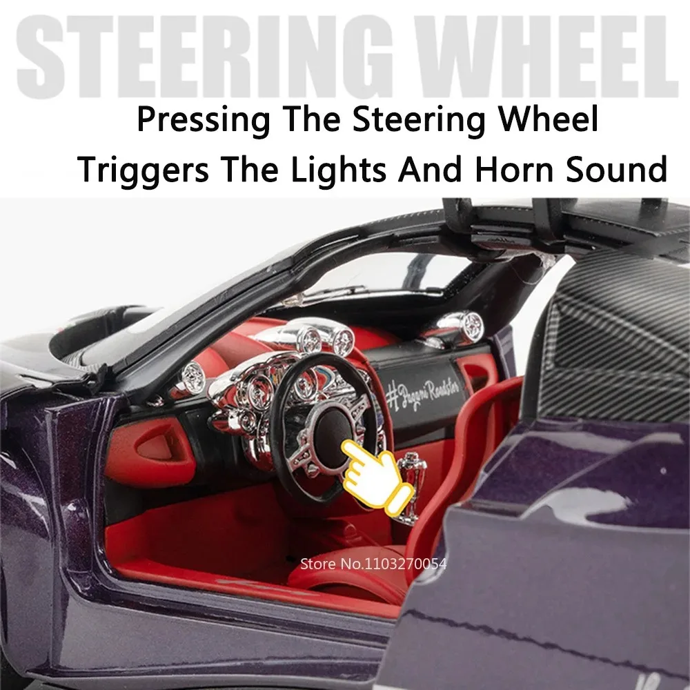 1:18 Apollo Evo Pagani Huayra Dinastia Auto Modell Spielzeug Metall Diecast Türen Geöffnet Zurückziehen Sport Autos Sammlung Spielzeug Geschenke