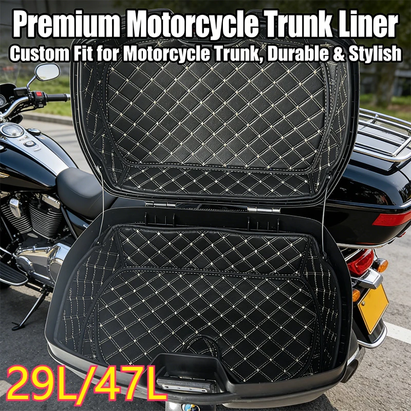 

Универсальный вкладыш для мотоциклетного кофра 47 л, внутренняя защита для багажника электроскутера, подкладка для багажного ящика, подушка-вкладыш для кофра
