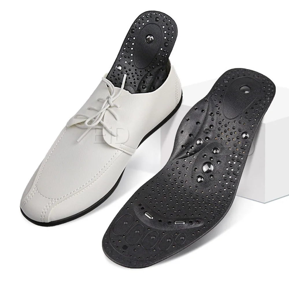 EiD Silicone Gel Magnetic Therapy Insoles for Slimming Weight Loss Arch Support Shoes Pads for Men Women Massage Foot Care Sole