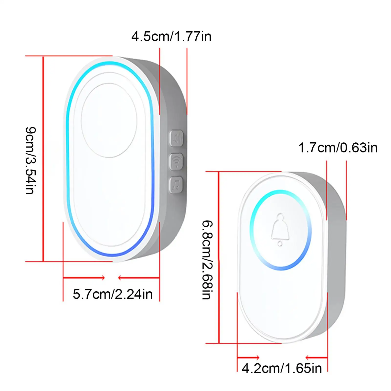 تنبيه باب قارع الأجراس، نظام ترحيب لاسلكي ذكي، تنبيهات، جهاز إشعار الدخول لمتجر الأعمال المنزلية