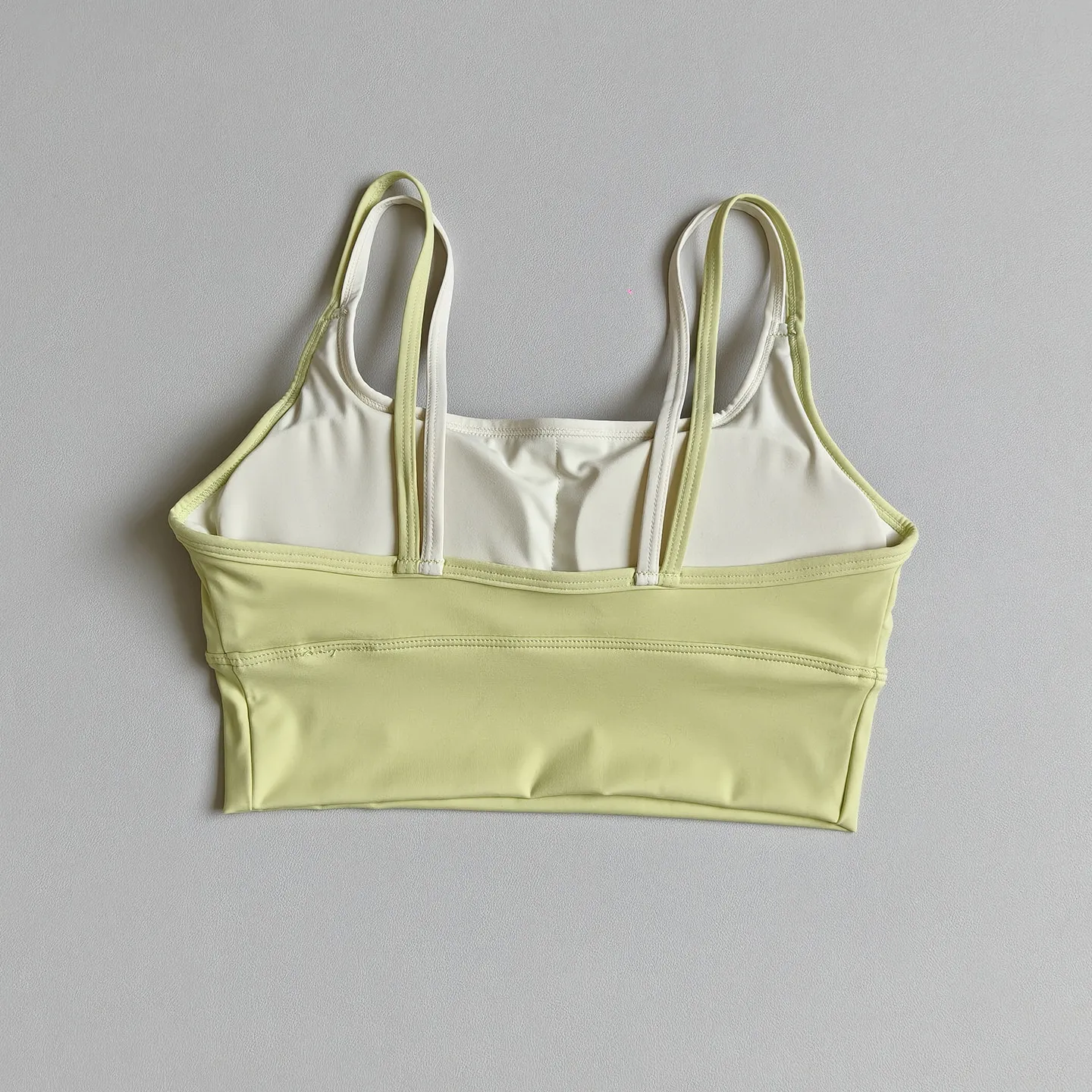 Sport-BHs für Damen, stoßfest, Push-up und seitliche Brustunterstützung, Yoga-Weste-Stil, kann als Lauf-Top getragen werden, Fitness-BH für draußen, Pilates. – Detail 5