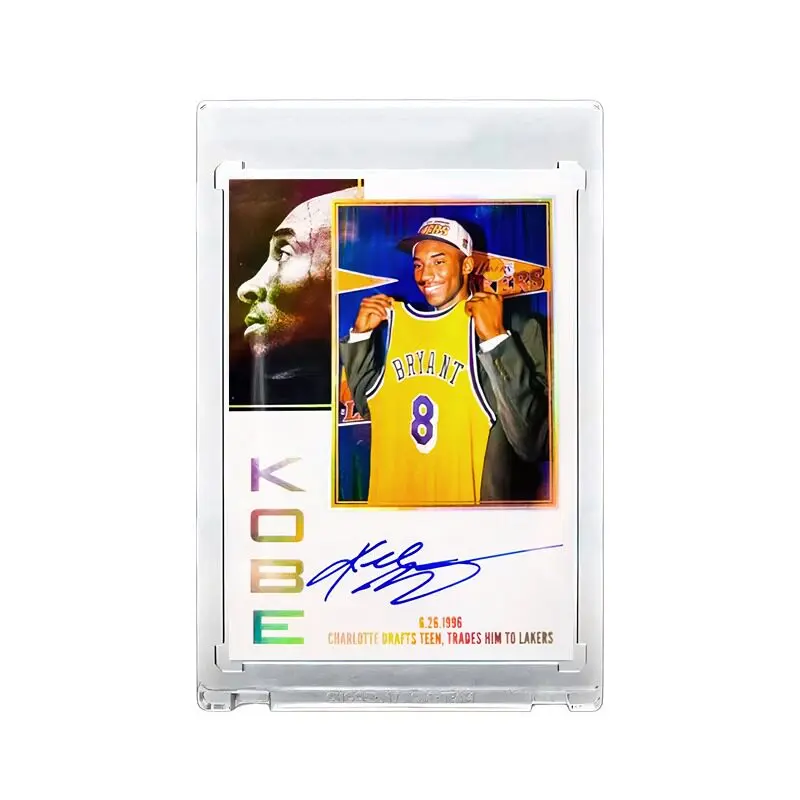 TOPPS Star-kaart Stephen Curry Kobe Bryant DIY zelfgemaakte Xtreme Game speelgoed stof verzamelkaart Kerstverjaardagscadeau