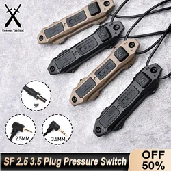Tactical Airsoft Dual-Fuction Switch For Surefir M300 M600 Plug Button Remote Control Fit 20mm Rail MLOK KEYMOD DBAL PEQ Laser