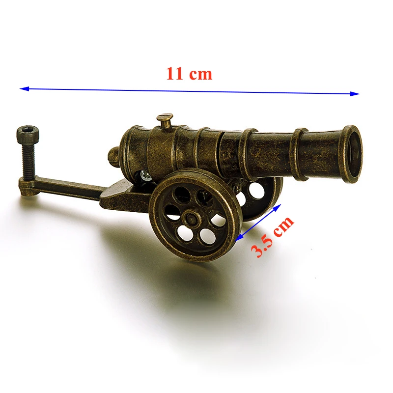 Ornamental Metal Cannon Decoration Mini Artillery Military Toy Arsenal Gift Armament Collection Decorative Arms Miniature Mortar