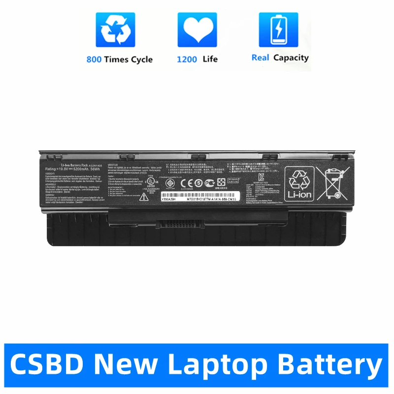 CSBD New A32N1405 Laptop Battery for ASUS ROG N551 N751 N751JK G551 G771 G771JK GL551 GL551JK GL551JM G551J G551JK G551M G551JW