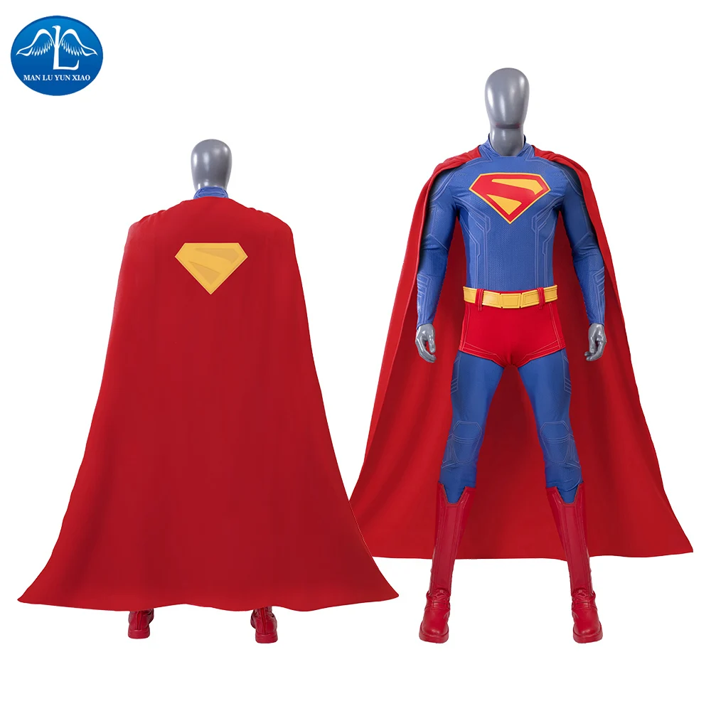 

Halloween Adults Scarlet Superhero Cosplay Costumes Jumpsuits High Quality Offset Print Cloak Halloween Cos Adult Men