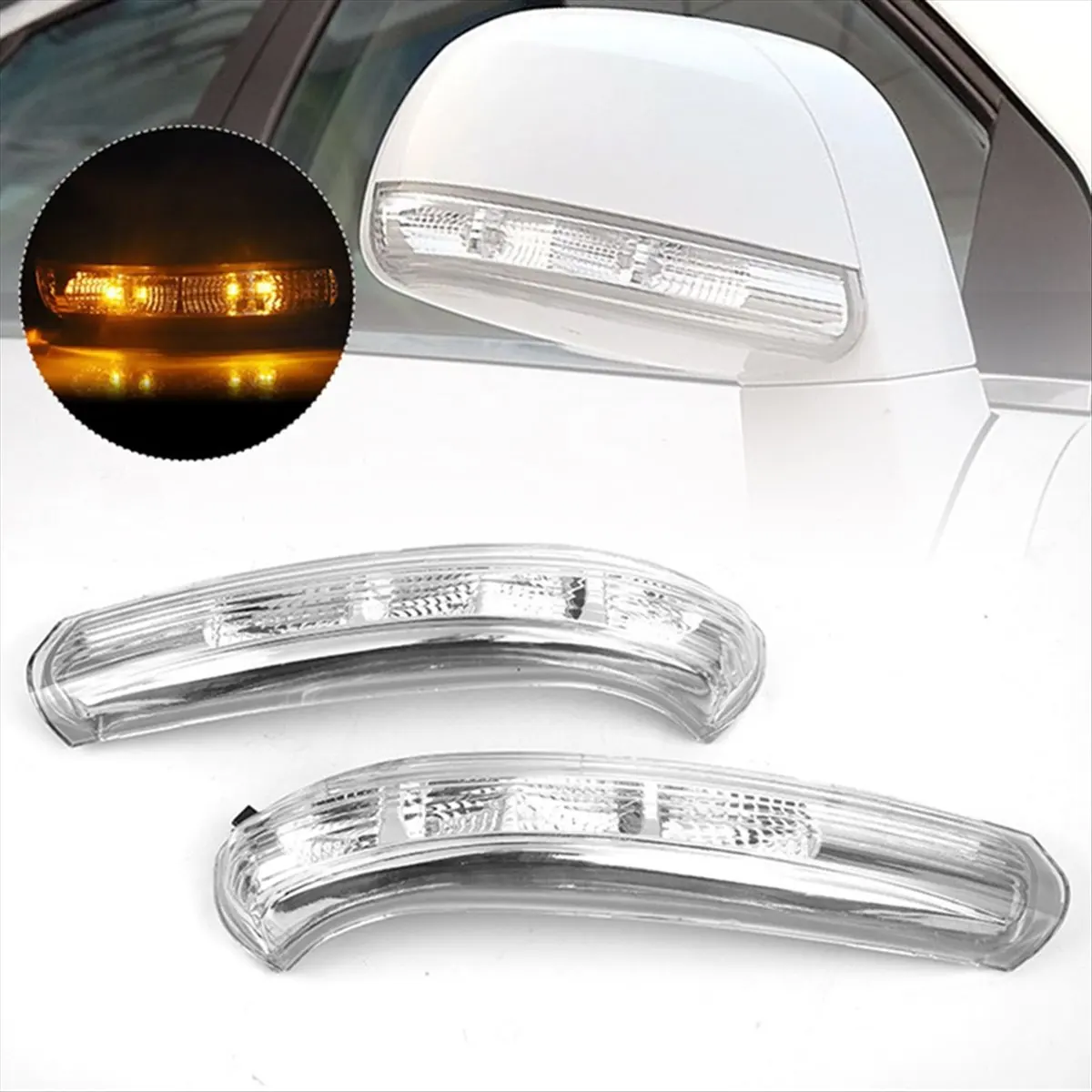 #21A (Transparent Color) Side Mirror Turn Signal Lights,Automotive Parts & Accessories