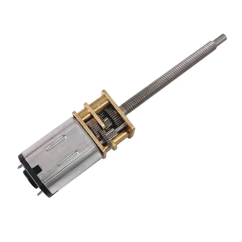 Micro DC Reduction Motor GA12-N20-M3*34 Gear Motor with Lengthened Lead Screw High Torque 3V 6V 12V