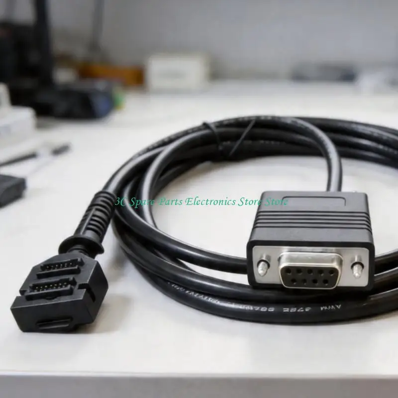 SZ 2M RS232 Data Cable With DC5521 Power for Verifone VX820 VX805 And Other POS Keyboards