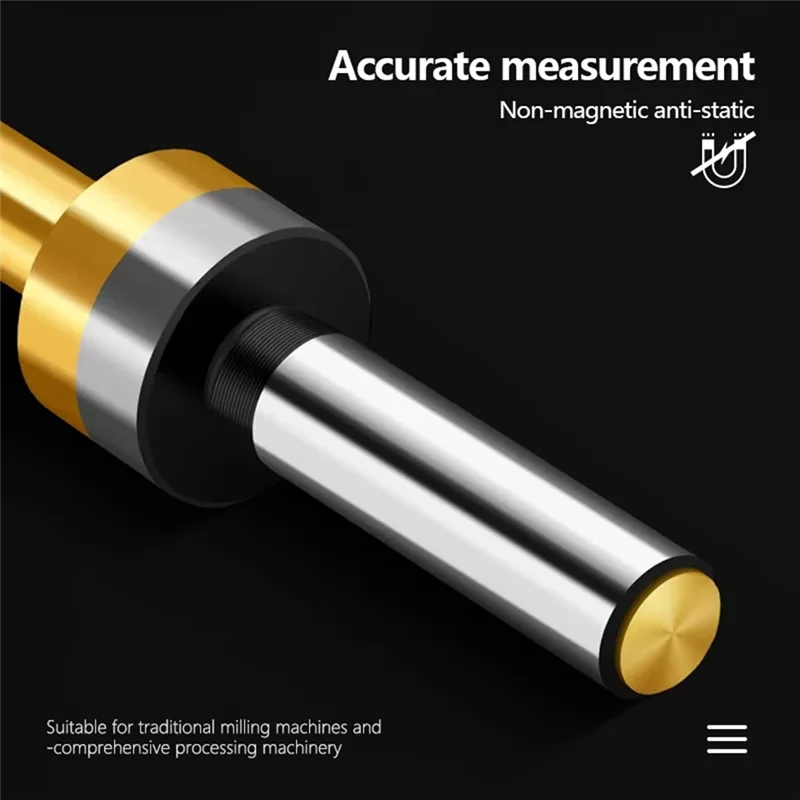 

A25F-5Pcs Edge Finder For Milling Lathe Machine Touch Point Sensor For CNC Milling Machines