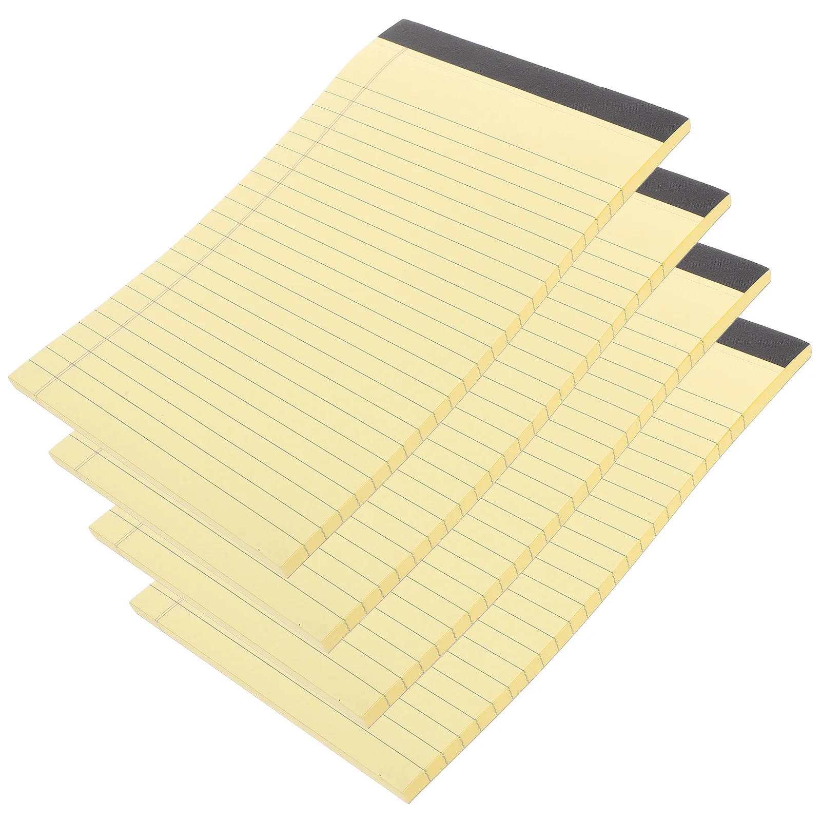 4 قطعة مبطنة للكتابة مذكرة الوسادة السلس سلس ورقة المدمجة الوسادة القانونية لجدول الملاحظات قائمة أداة التنظيم المحمولة #3