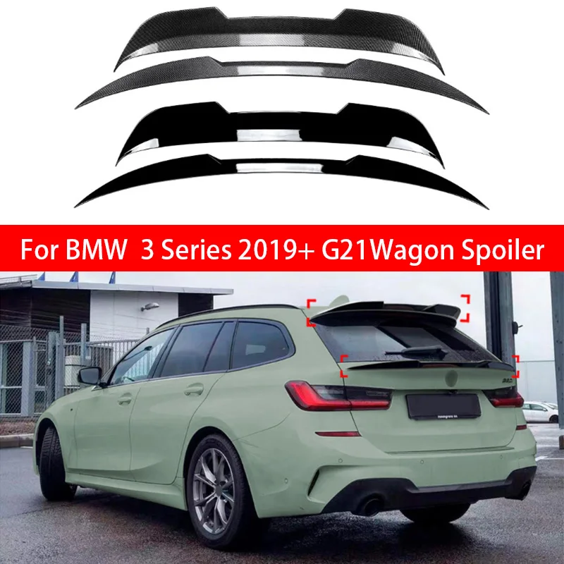 Fit for BMW 3 Series G21 Wagon 2019 & Later, Central Rear Spoiler, Body Kit Tuning Accessories