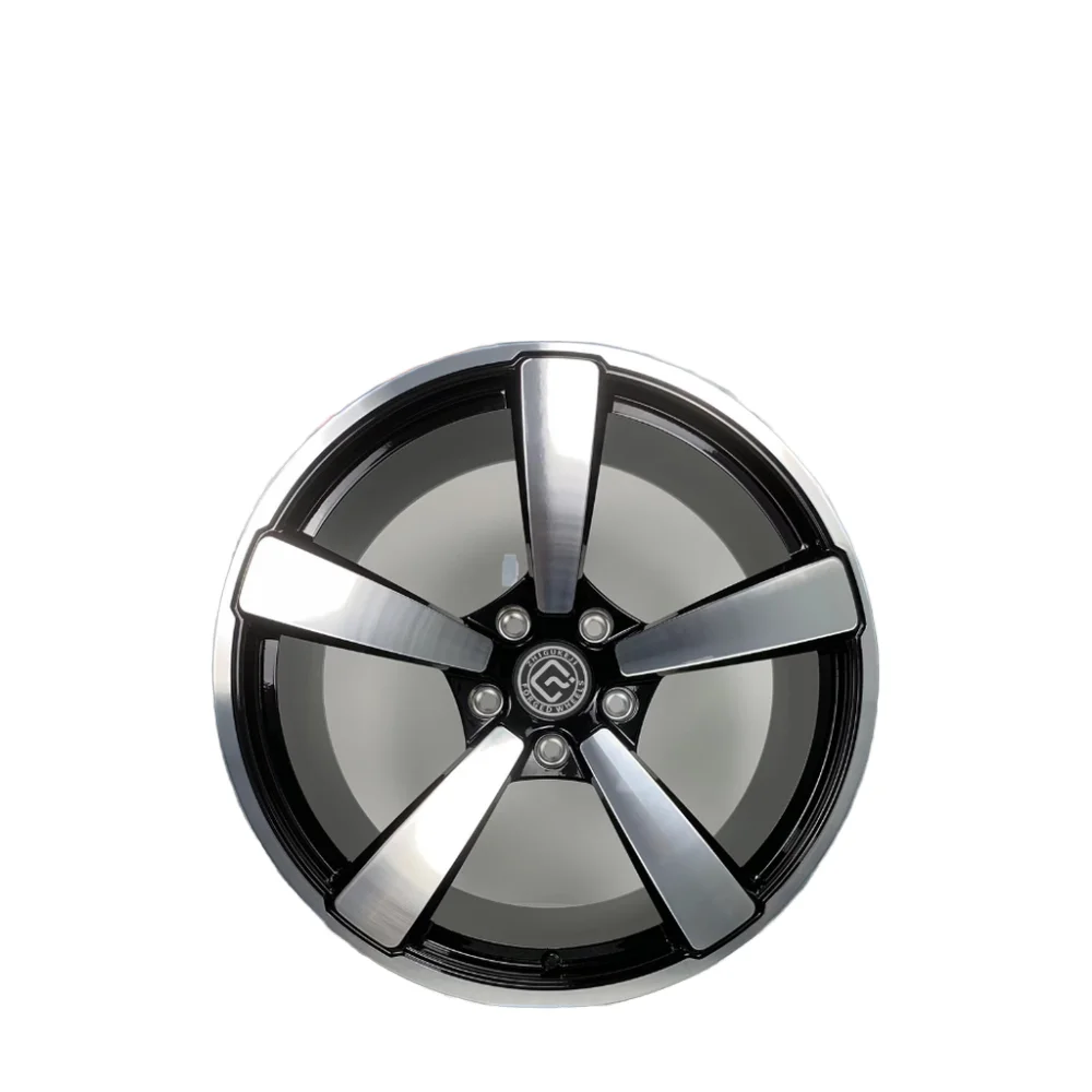 Rines de Aleación Negros Pulidos de 17 Pulgadas para Automóvil, 5x100/5x120 PCD, Nuevos, con ET de 50/25/40/10/0/42 mm, Piezas de Auto