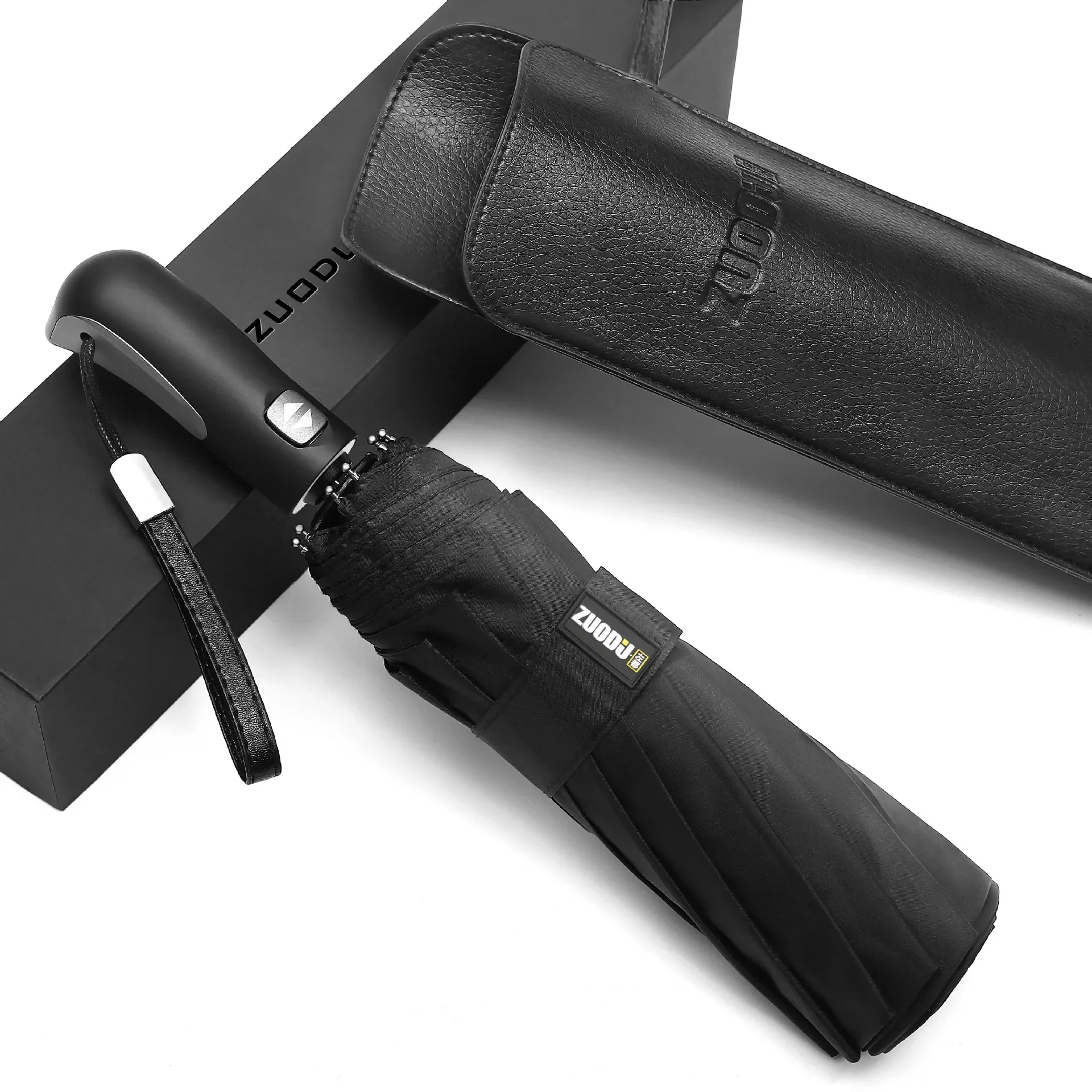 New High Quality ZUODU Automatic Umbrella Outdoor Travel Large Umbrella Anti-Strong Wind Anti-UV