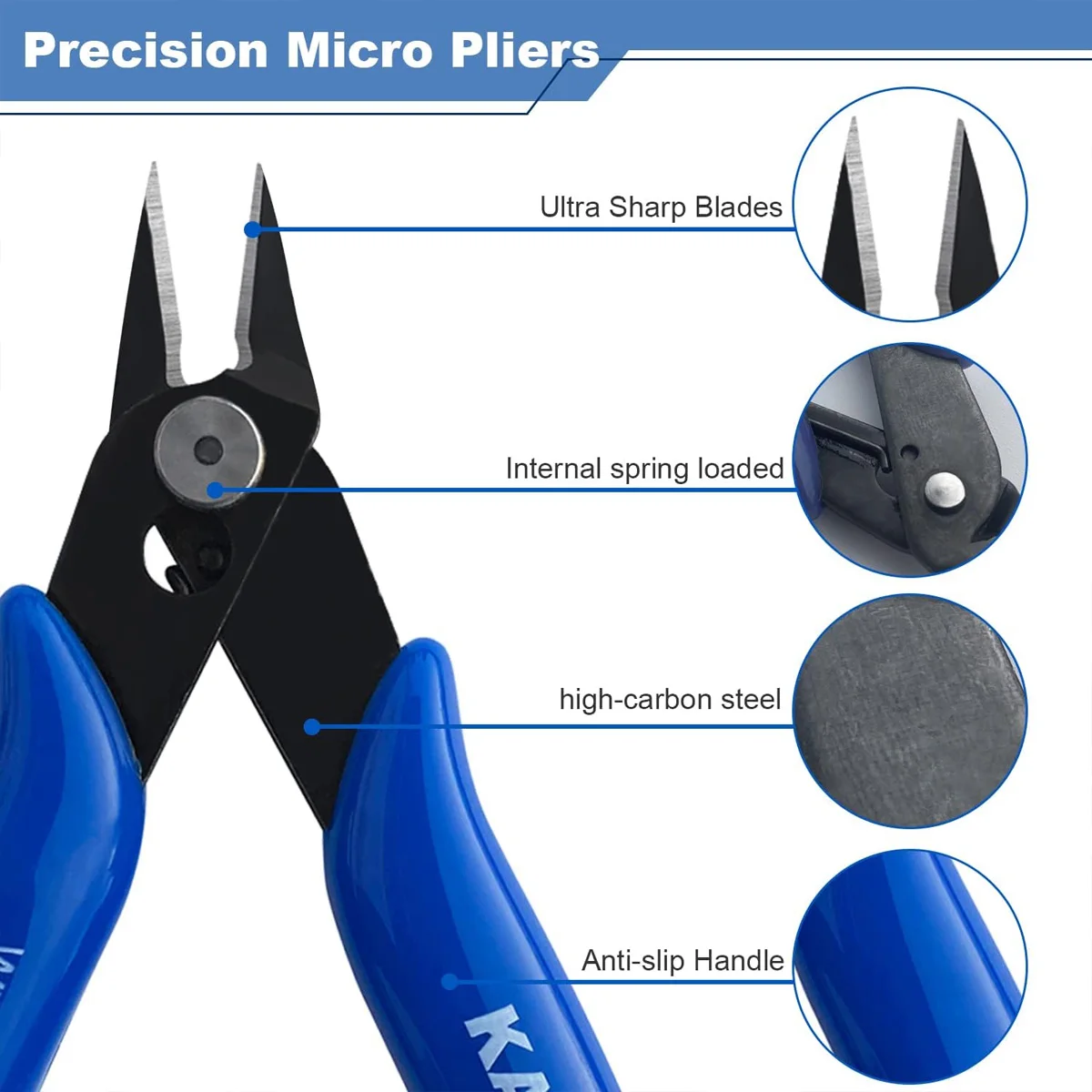 Yitong 1/3/5PCS Side Cutting Pliers Wire Cutter Diagonal Nippers Model Building Jewelry Craft Cutting Tools Repair Supplies