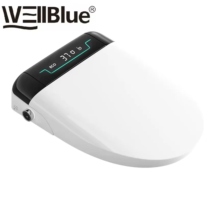 Siège de toilette électrique pour Bidet, couvercle à ouverture et fermeture automatique, siège chauffant, lavage arrière féminin, eau chaude, sèche-air, autonettoyant, allongé