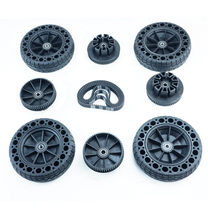 Flipsky 6 Inch 150 x 50mm Solid High Quality Rubber Honeycomb Wheels 4PCS for Electric Skateboard E-Scooter