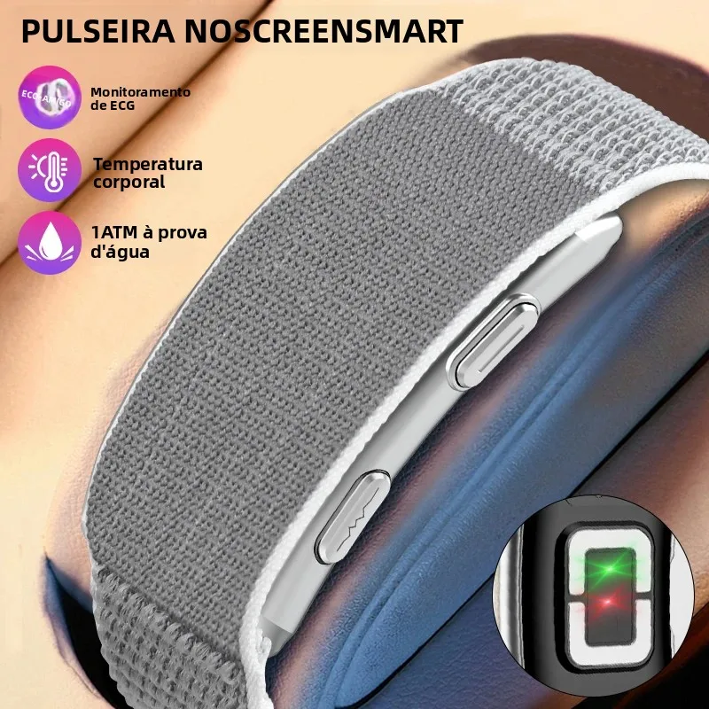 2026 ecg pulseira inteligente monitor de freqüência cardíaca pressão arterial saúde banda inteligente à prova dwaterproof água esporte fitness relógio