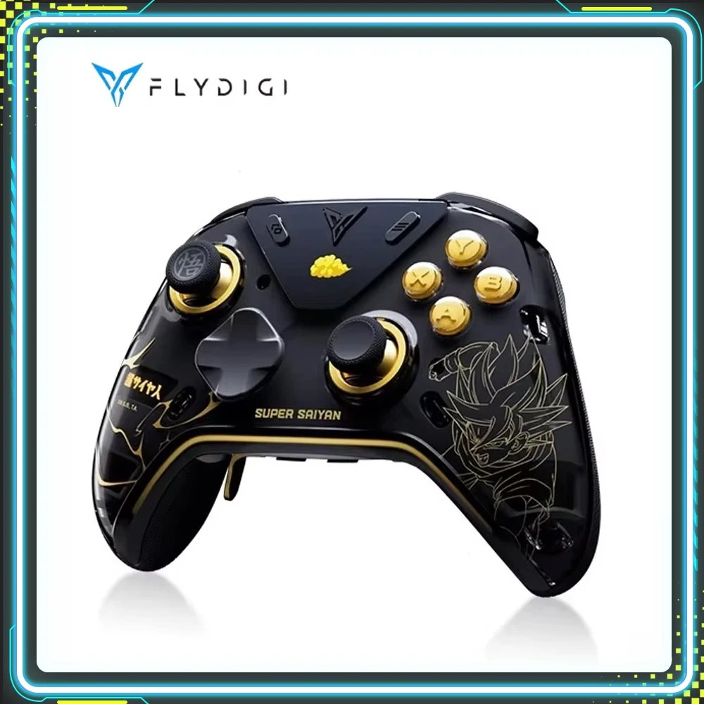 Control de Juego Inalámbrico Flydigi Apex 5, Tri-Modo, Force Feedback, Gamepads Elite con Efecto Hall, Accesorios para PC Gamer, E-sports