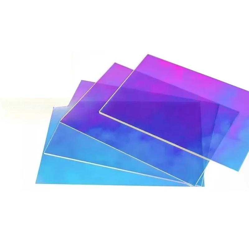 1 to 10mm Colorful Acrylic Board Laser PS Plastic Stone Pattern Board