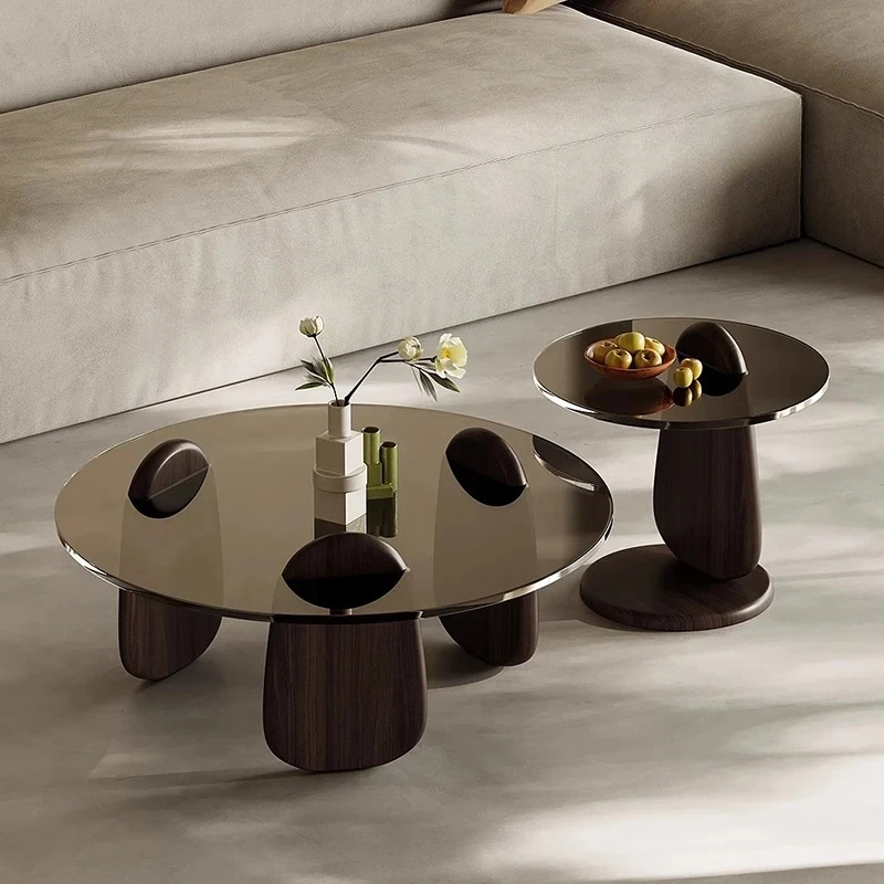 Minimalist Transparent Coffee Table Modern Decoration Aesthetic Side Table Simple Meubles Living Room Furniture