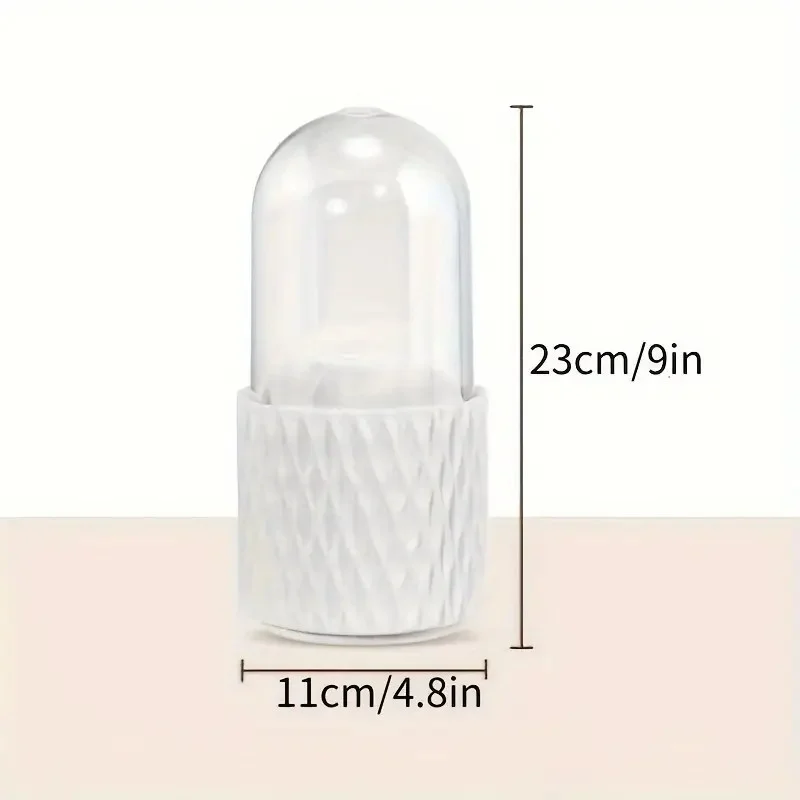 

Multifunctional °Rotating Makeup Brush Box Portable Desktop Cosmetic Box Lipstick Eyebrow Pen Eyeshadow Brush Holder