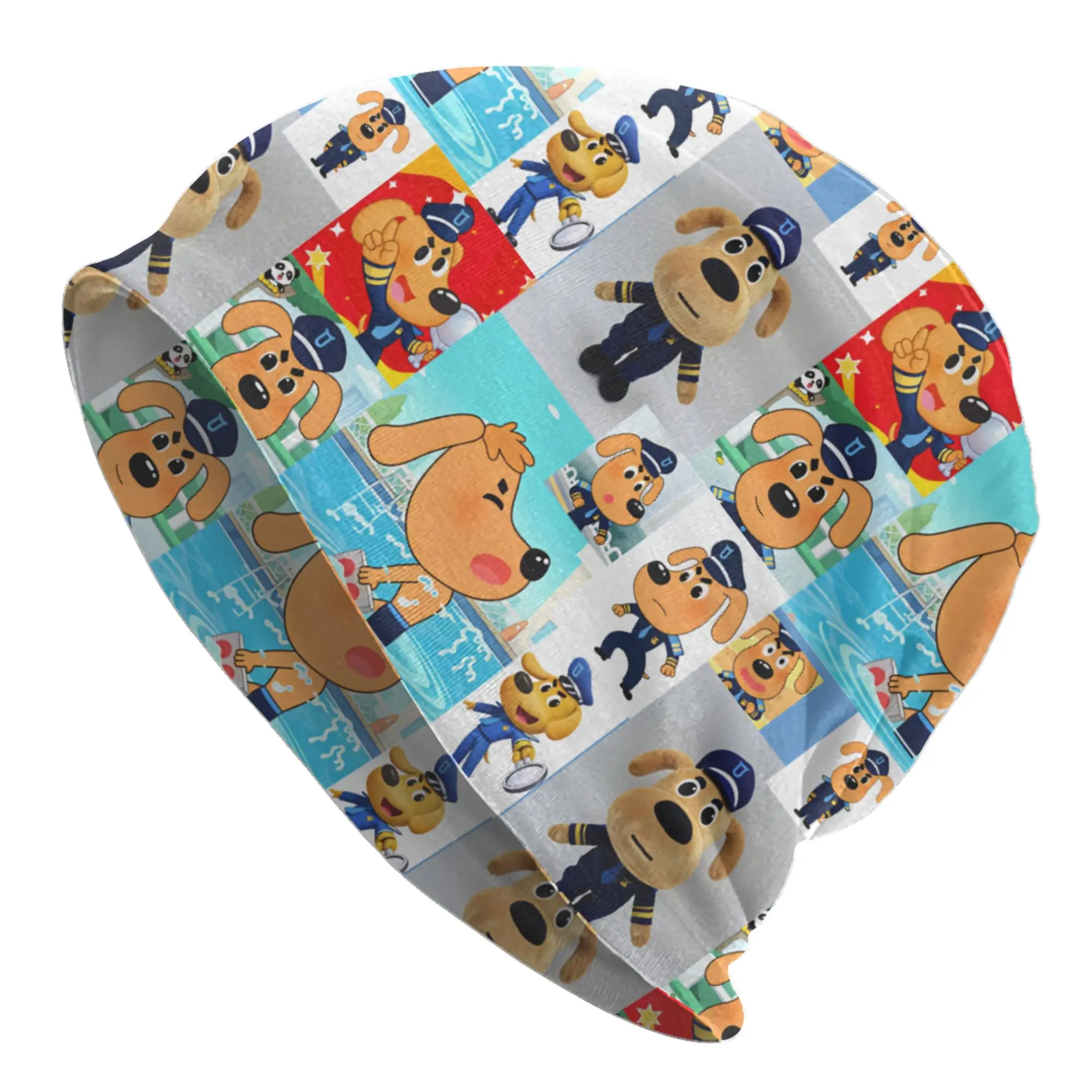 S-Sheriff L-Labrador D-Dog Skullies Beanies Caps For Men Women Unisex Trend Winter Warm Knitting Hat Adult Cartoon Bonnet Hats