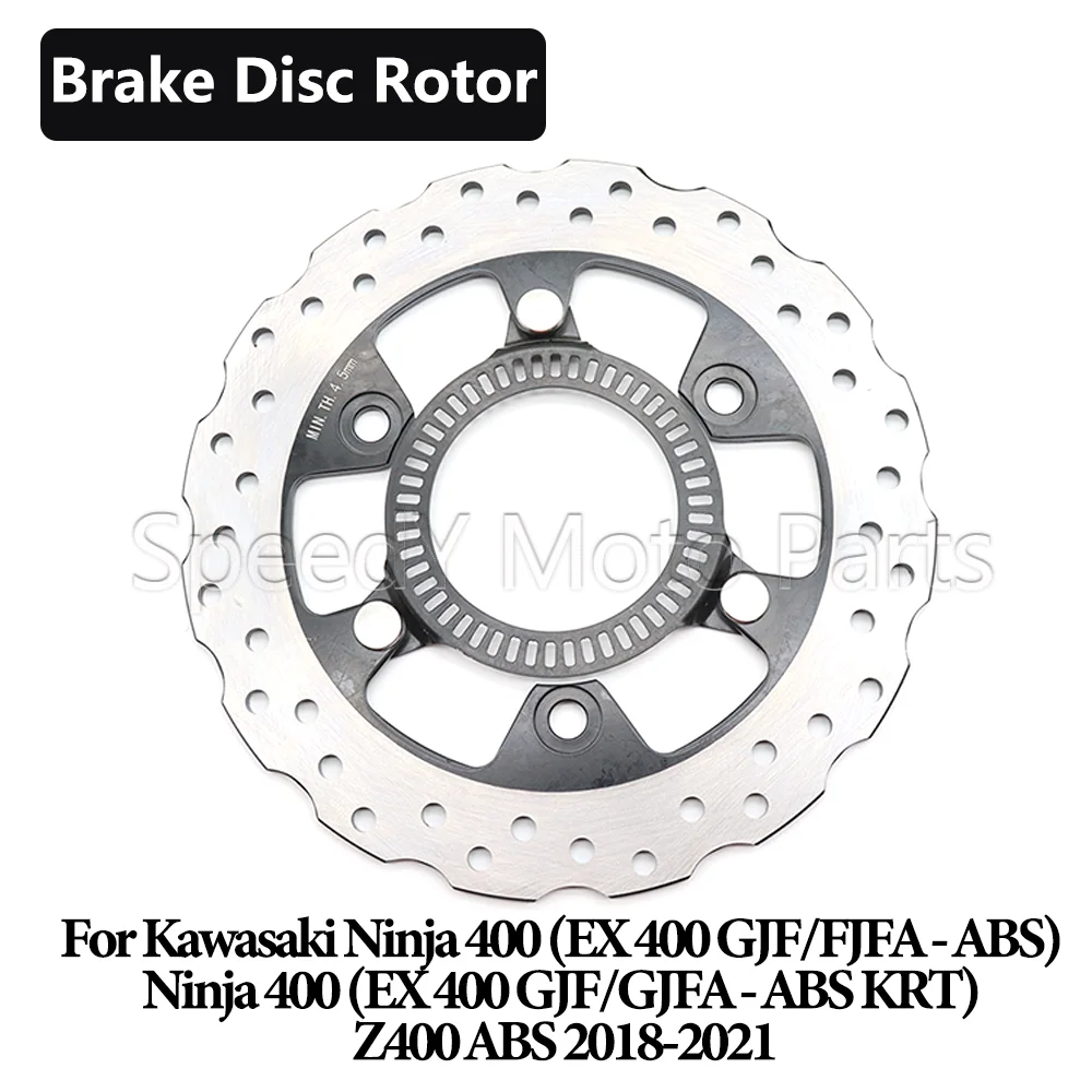 Disco de Freno Trasero para Motocicleta Kawasaki Ninja400 EX400 ABS 2017 EX 400 ABS KRT Z400 ABS 2018-2021 Ninja Z 400 ABS
