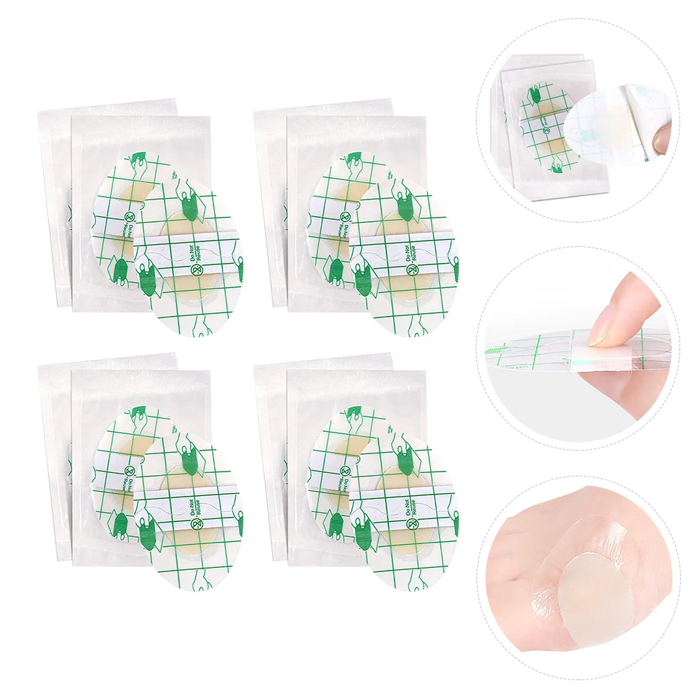 

16 Pcs Clear Heels Womens Anti-wear Foot Stickers Wear-resistant Feet Protectors Care Miss Women's